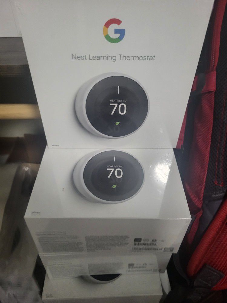 Google Nest 3rd Gen Thermostat White New