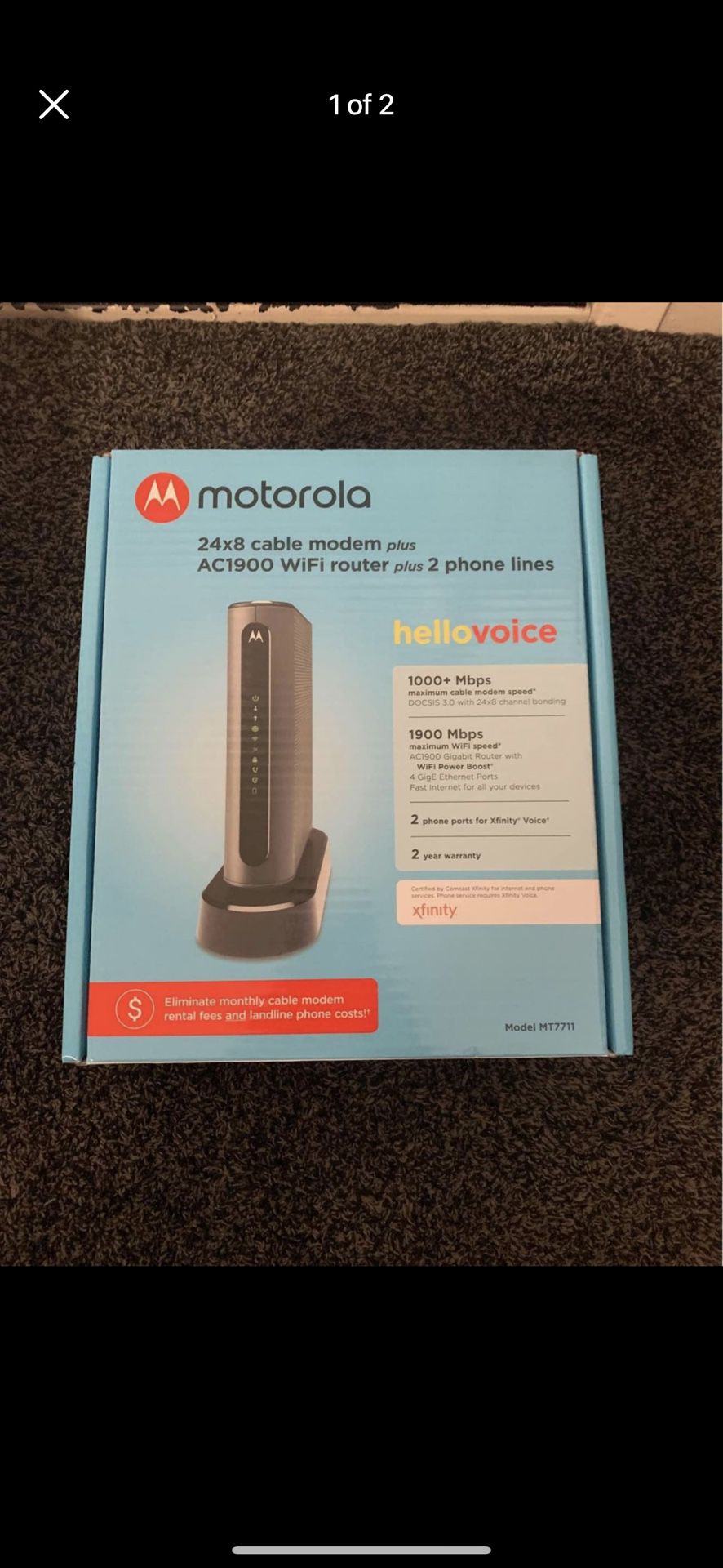 Motorola Modem/ Router Combo