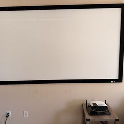 100” Home Theater Screen + 1080P Smart Projector – $250Can drop off for a fee