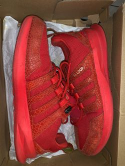 Size 10 1/2 all red adidas SL loop