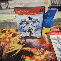 Soul Calibur III (PS2, CIB, 2005, Namco) - Complete w/ Manual - Tested Working