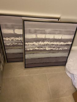 2 Matching Silver Art
