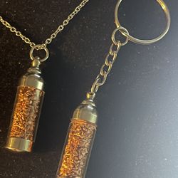 Necklace Pendant And Keychain Set 5g Protection 