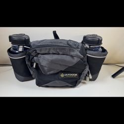 Outdoor Fanny Pack Two Jugs Plug-In Audio Headphone Firm 
