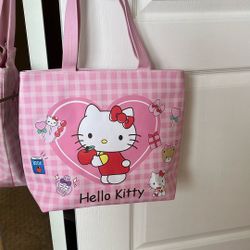 Hello Kitty New Tote Purse Meduim Size New 