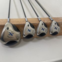 Callaway X460 Driver & 3,5,7 Wood Set Senior Flex