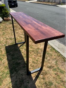 Bar High Table | Butcher Block