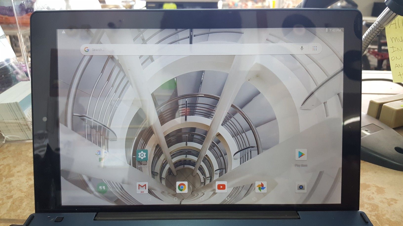 RCA Atlas 10 Tablet w/ Keyboard, 32 GB (Model RKTK03HB) Steel Blue