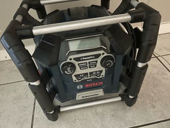 Jobsite radio subwoofer