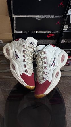 Reebok Question Mid 'Vintage Red Toe'