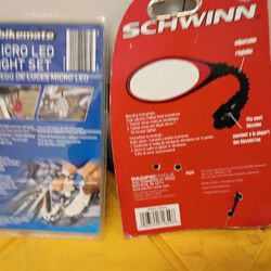 The SCHWINN Flexible Mirror & The Bike mate  Micro LED Light Set