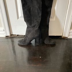 Black High Heels Boots 