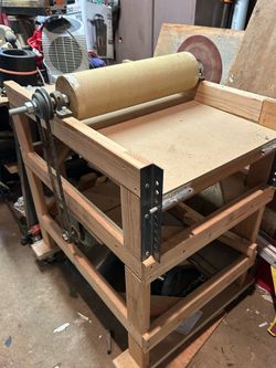 Home made sanding machine