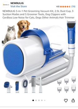 PET grooming vacuum kit