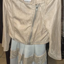 Gold Dress With Jacket 6X 