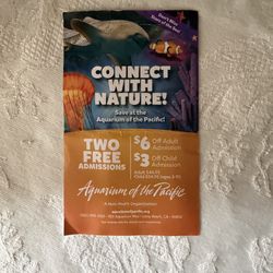 Coupon For The Aquarium Of The Pacific 