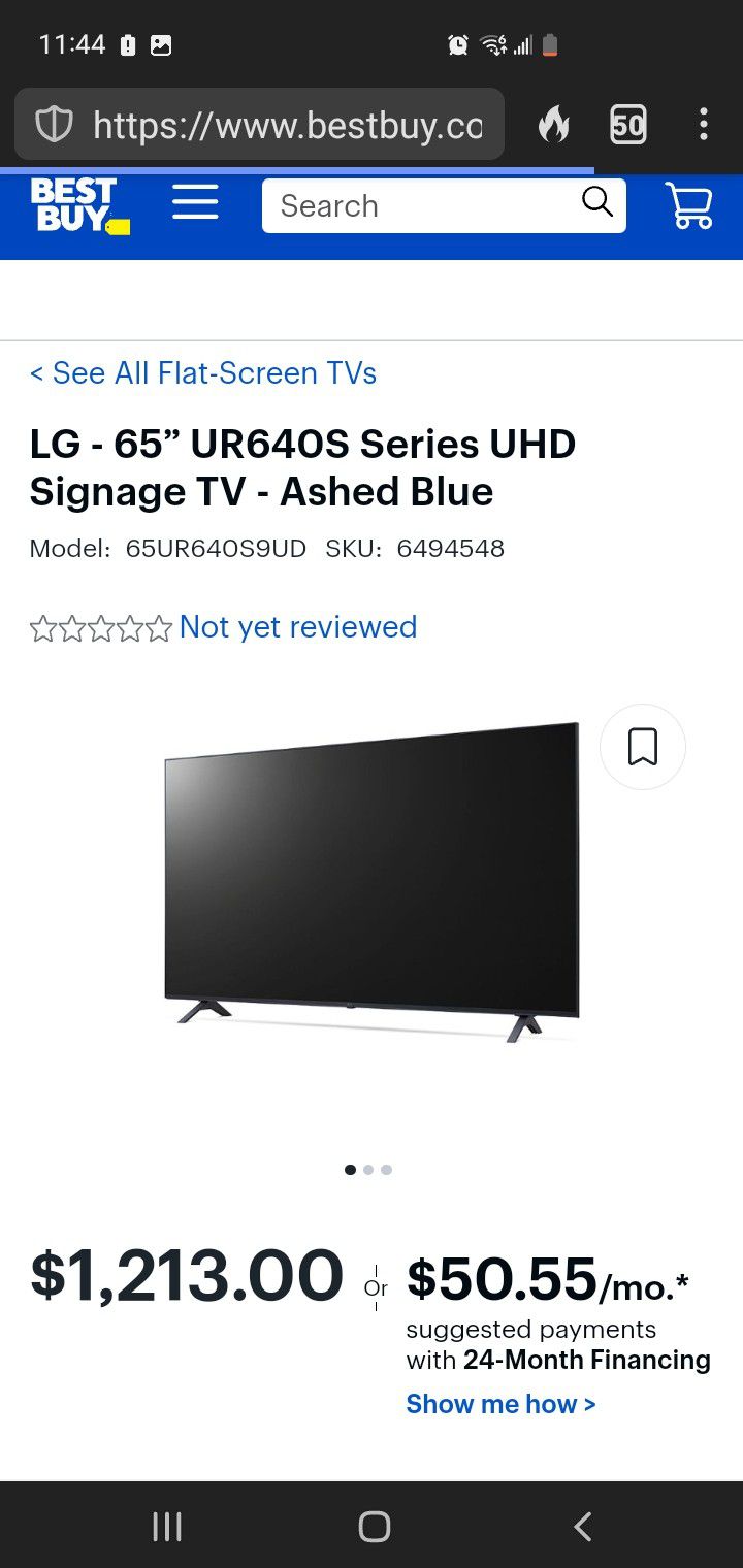 LG 65UR649UD Ultra HD Signage TV