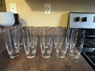 Crate And Barrel Otis 15-Oz. Tall Drink Glasses - 10