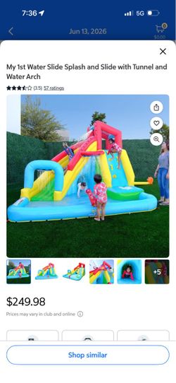 Water slide jumper