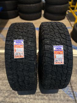 2 Nitto Used Tires 285/70/17