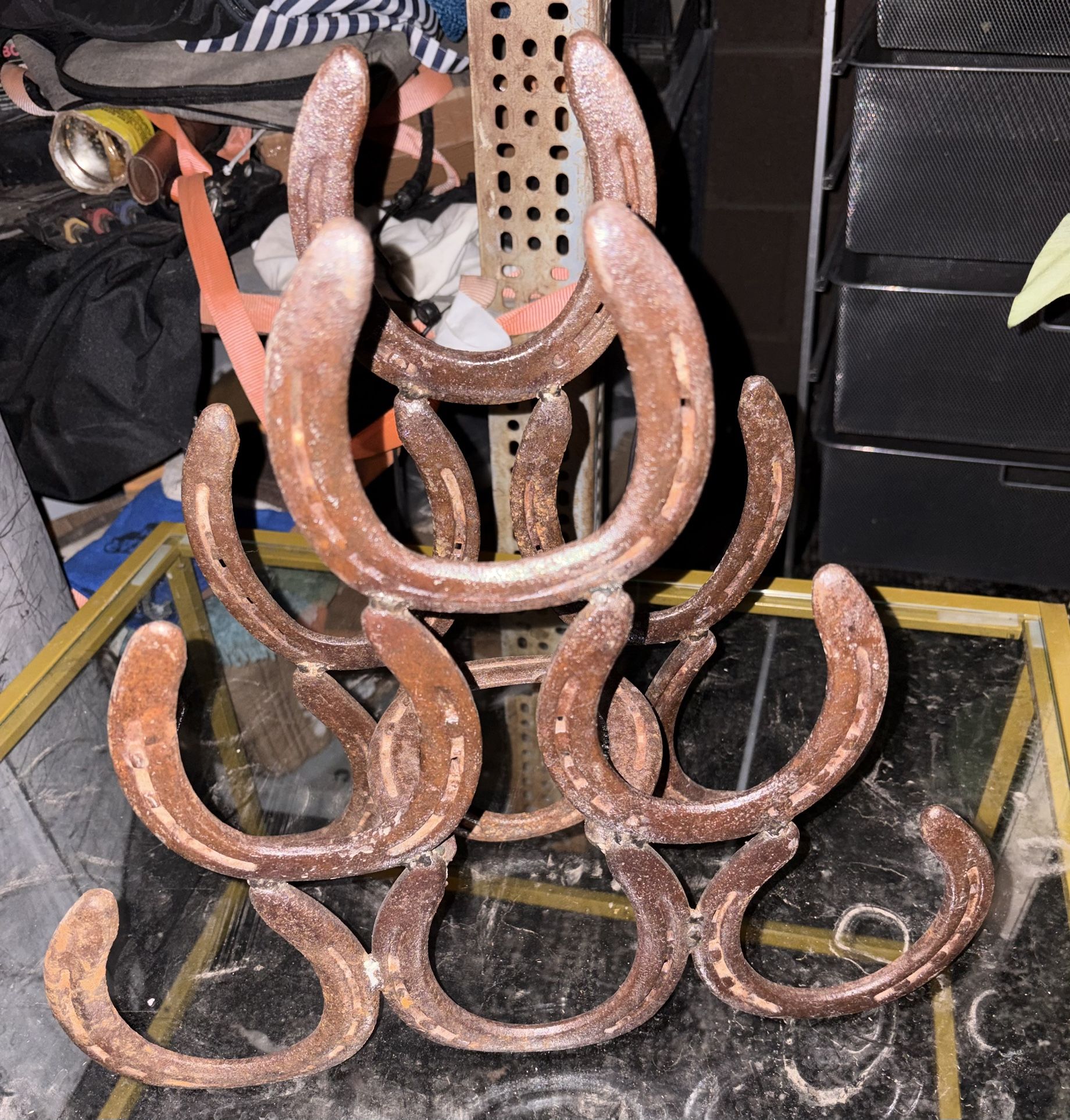 Horse Shoe Wine Rack
