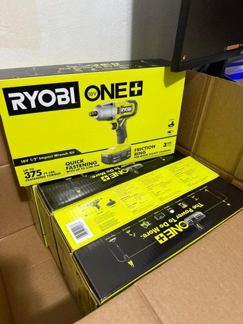 Ryobi 18V ONE+ Impact Wrench Kit | New | Brooklyn