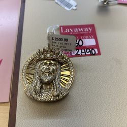 Jesus Pendant 10k 