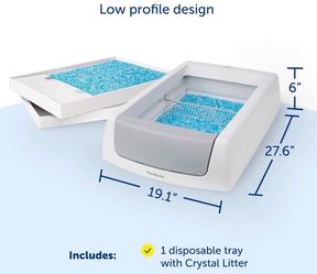 PetSafe Crystal Auto Self-Cleaning Litter Box