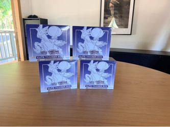 4 New Sword & Shield Chilling Reign ETBs (32 packs)