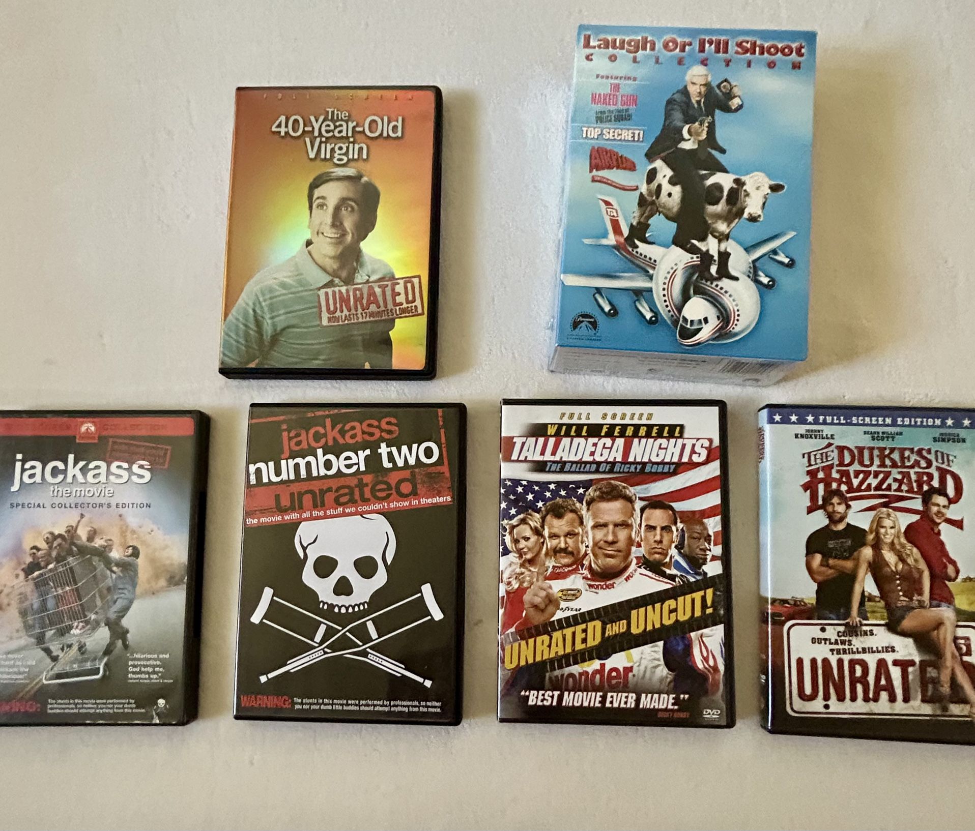 Comedy Movies DVDs, Lot of 6