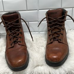 Wolverine Boots Men 12 M Work Brown  Soft Toe BOOTS