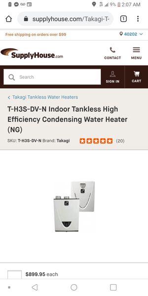 New And Used Water Heaters For Sale In Bedford Va Offerup