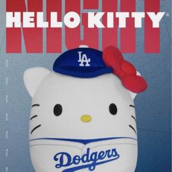 LA Dodgers x Hello Kitty, limited edition plushie  