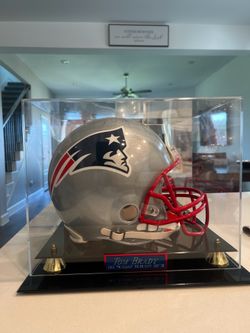 Tom Brady Autographed Helmet