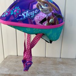 Like New! Skye Paw Patrol Toddler Helmet 