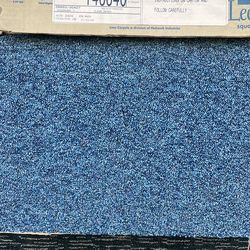 Blue carpet tile sale