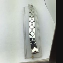 Sterling Silver .925 Bracelet 7 1/2” Heavy 💵  💳  💵  Cash and Card Accepted