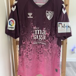 Rare Malaga Cf 2021/2022 second kit football jersey tshirt Men USA Medium Euro L