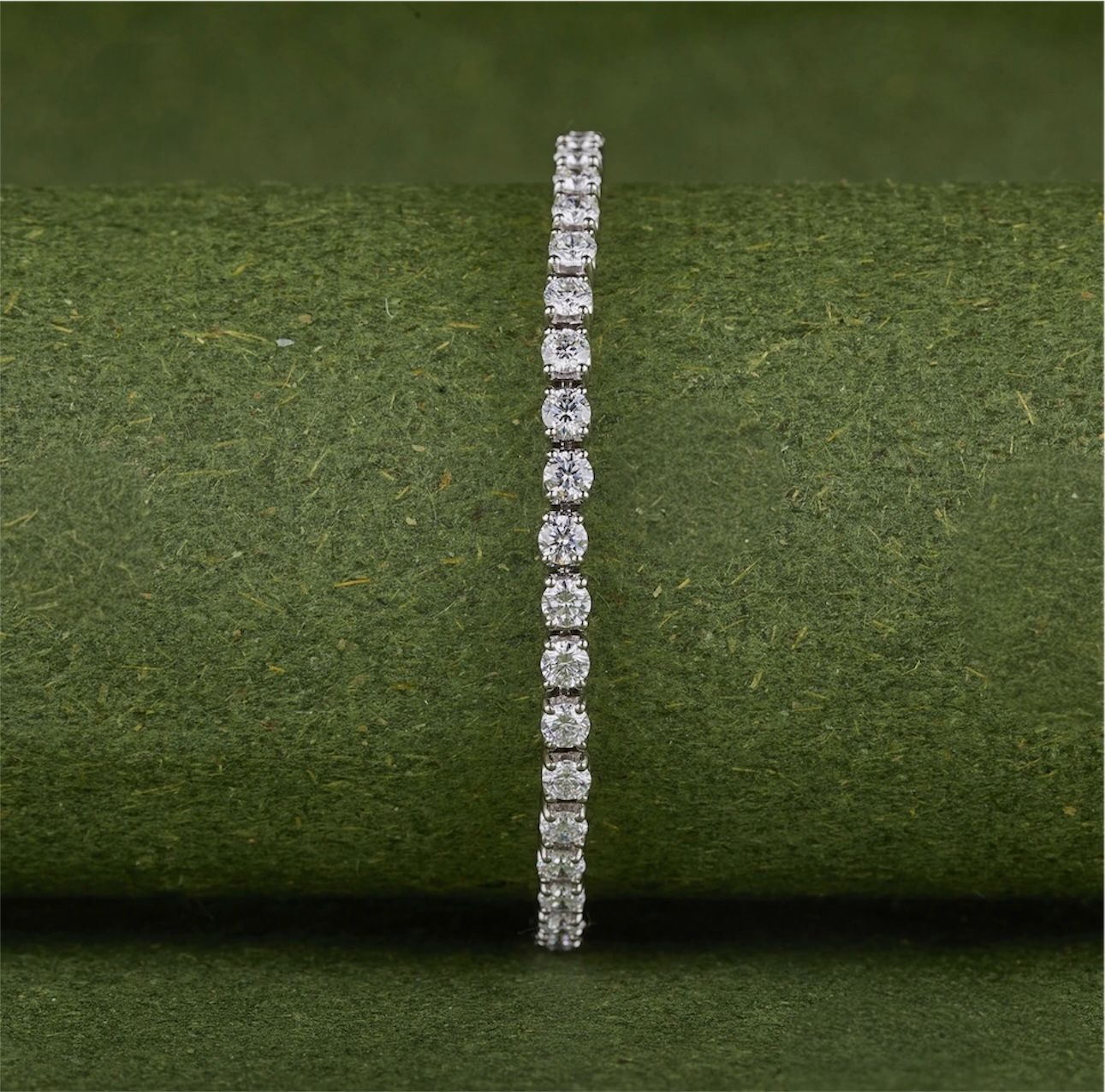 Tennis Bracelet pass tester SOLID 925Sterling Silver MOISSANITE 7" 2mm