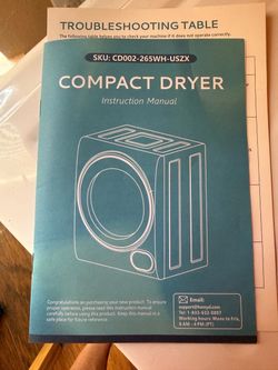 Compact dryer