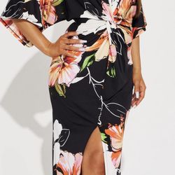 Fashion Nova Floral Maxi Dress