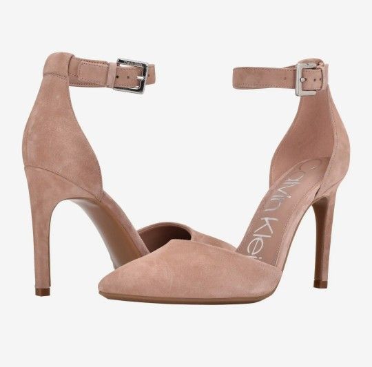 Calvin Klein Heels 7.5 Medium Pink