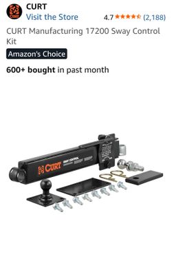 New Curt 17200 Sway Control Kit