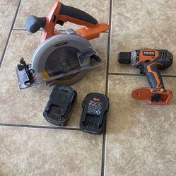 Drill  And Skills Saw 