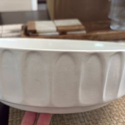 White Low Ceramic bowl For Decorating/House Decor 