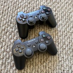 PS3 SIXAXIS Controllers (x2)