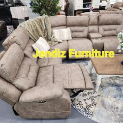 Power Reclining Livingroom Furniture Sectional Couches Sofa Furniture 