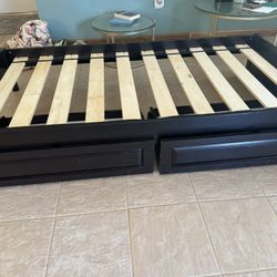 Full Size Bed Frame With Dresser 