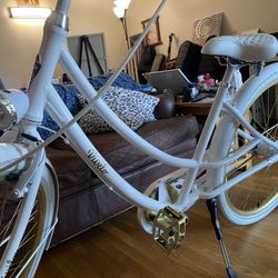 Brand New Vivelo Donatella – Gold/White Women’s Cruiser (Won on TV!)