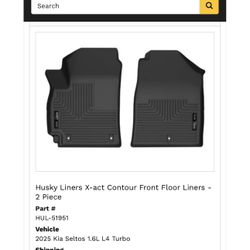 Husky 2025-26 Kia Seltos  Floor Liners